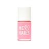 Light pink nail salon nail polish.